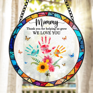 Personalized Gifts For Mom Stained Glass 05xqti210325 - Ornament - GoDuckee