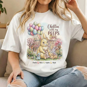 Soft Easter Grandma Rabbit Shirt, Personalized Gifts For Grandma & Mom 03QHTI100326 - Shirts - GoDuckee