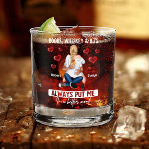Personalized Gifts For Naughty Couple Whiskey Glass 02nati050225 - Whiskey Glass - GoDuckee