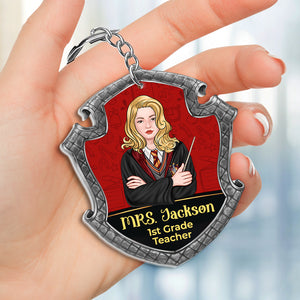 Magic Teacher 01HUDT140823TM Personalized Keychain, Gifts For Teacher - Keychains - GoDuckee