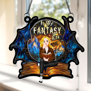 Personalized Gifts For Book Lover Suncatcher Ornament Fantasy Book 013xqti060125pa - Ornament - GoDuckee
