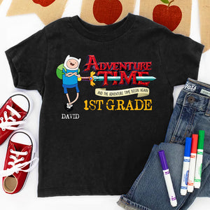 And The Adventure Time Begin Again Personalized Shirt, Gift For Back To School Season-2OHDT270623 - Shirts - GoDuckee