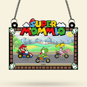 Personalized Gift For Mom Suncatcher Window Hanging Ornament 04NATI240424 Mother's Day - Ornaments - GoDuckee