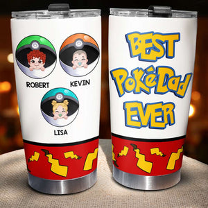 Best Dad Ever Personalized Tumbler Cup, Gift For Father's Day-5OHDT220523 - Tumbler Cup - GoDuckee