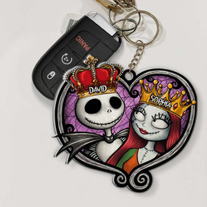 Love Till Death 04QHDT100723 Personalized Keychain, Gifts For Couple - Keychains - GoDuckee