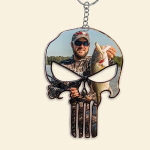 Custom Photo Fishing Lover Gift, Personalized Keychain Gift 02ACDT230623 - Keychains - GoDuckee