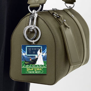Personalized Gifts For American Football Couple Keychain 04toti110125pa - Keychains - GoDuckee