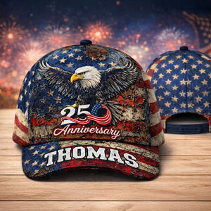 America 250th Anniversary Cap – Personalized Patriotic Gift 04HUTI290126 - Caps - GoDuckee