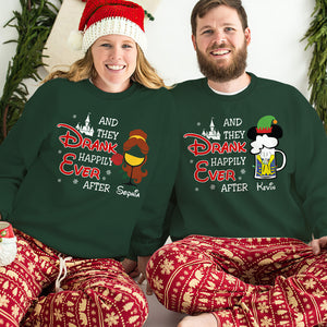 And They Drank Happily Ever After 03TODT251023 Personalized Shirt, Gifts For Couple - Shirts - GoDuckee