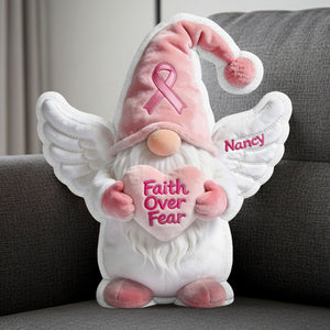 Gnome Cancer Awareness Custom Shape Pillow - Personalized Gifts 03nati111225 - Pillow - GoDuckee