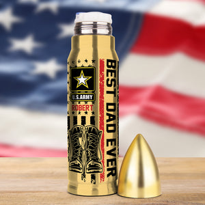 Best Dad Ever, Gift For Father 01QHDT070623 Personalized Bullet Tumbler - Water Bottles - GoDuckee