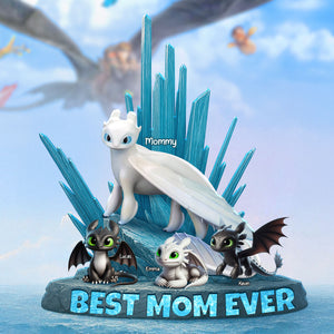 Dragon Mom Plaque - Personalized Gifts For Mom 041ohti190425 - Shaped Plaques - GoDuckee