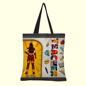 Teacher, Gift For Teacher, Personalized Tote Bag, Teacher Tote Bag, Back To School Gift 05QHTI100723TM - Tote Bag - GoDuckee