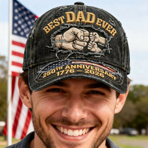 250th Anniversary Classic Cap Personalized Gifts For Dad 05NATI040326 - Caps - GoDuckee