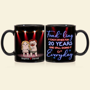 Fond-ling Each Other For Years - Personalized Mug - Gift For Funny Couple - Coffee Mug - GoDuckee