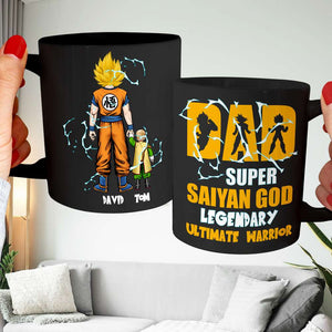 The Power Of Family 03QHDT051223HH Personalized Coffee Black Mug, Gifts For Dad - Coffee Mug - GoDuckee