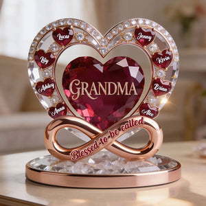 Blessed To Be Called Mom Acrylic Plaque Personalized Gifts For Mom 02PGTI150426 - Shaped Plaques - GoDuckee