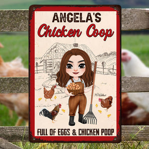 Personalized Gifts For Farmer Metal Sign Chicken Coop 03NATI180225HH - Metal Signs - GoDuckee
