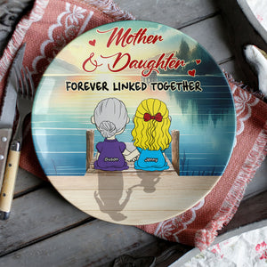 Personalized Gifts For Mom Ceramic Round Plate 05toti200325hg - Ceramic Round Plate - GoDuckee