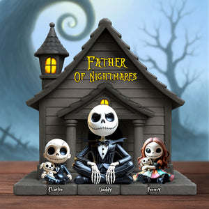 Nightmare Dad Plaque - Personalized Gifts For Dad 05nati030525 - Shaped Plaques - GoDuckee