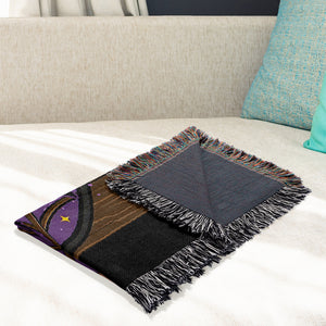 I Bleedin' Love Ye, Couple Gift, Personalized Woven Blanket, Vampire Couple Blanket, Halloween Gift - Blanket - GoDuckee