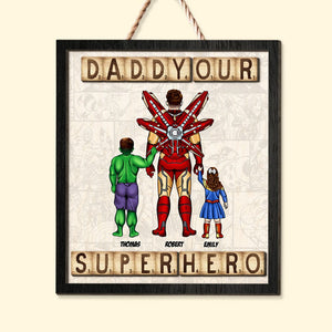 Personalized Gifts For Dad Wood Sign Happy Father's Day 03NATI170224PA - Wood Signs - GoDuckee