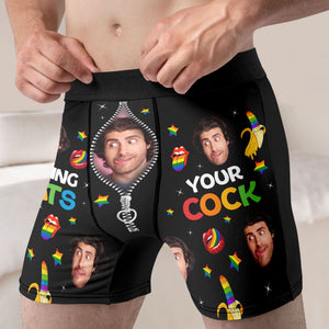 Custom Photo Gifts For LGBT Men's Boxers 01xqti240624 - Boxer Briefs - GoDuckee