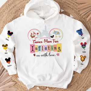 Personalized Gifts For Mom 3D Shirt Thanks Mom For Inflating us with Love 03KATI020324 - 3D Shirts - GoDuckee