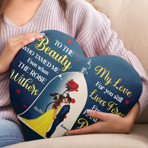 My Love For You Still Lives Forever- Heart Shape Pillow For Couples-Couple Gift-02htti211223pa - Pillow - GoDuckee