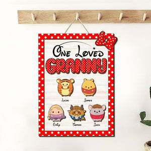 Personalized Gifts For Grandmas Wood Sign One Loved Granny 01OHTI050224 - Wood Signs - GoDuckee