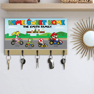 Personalized Gifts For Family Wood Key Hanger 01nati050624 - Wood Sign - GoDuckee