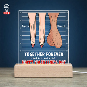 Personalized Gifts For Couples LED Light Together Forever - Led Lights - GoDuckee