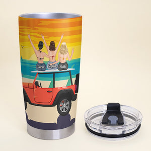 Friendship, Not All Girls Are Made Of Sugar And Spice And Everything Nice, Personalized Tumbler, Gift For Friend - Tumbler Cup - GoDuckee