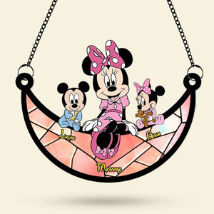 Personalized Gifts For Mom Suncatcher Window Hanging Ornament 07OHTI250424PA Mother's Day - Ornaments - GoDuckee