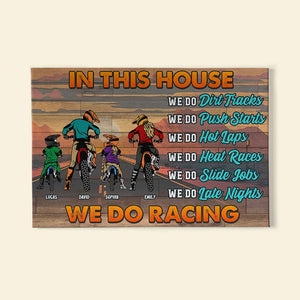 Personalized Gift For Motocross Family Canvas Print We Do Racing 03TOTI080124TM - Poster & Canvas - GoDuckee