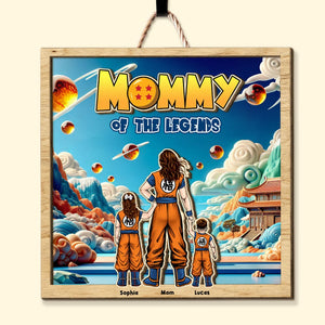 Personalized Gifts For Mother Wood Sign Mommy of The Legends 02TOTI270324HH - Wood Signs - GoDuckee