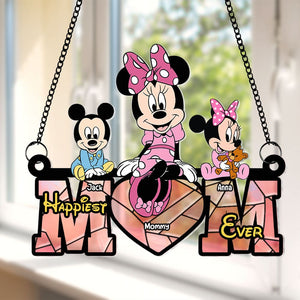 Personalized Gifts For Mom Suncatcher Window Hanging Ornament 06OHTI250424PA Mother's Day - Ornaments - GoDuckee