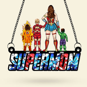 Personalized Gifts For Mom Suncatcher Window Hanging Ornament 08TOTI240424 Mother's Day - Ornaments - GoDuckee