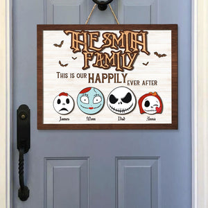 Personalized Gifts For Family Wood Sign This Is Our Happily Ever After 01OHTI060224 - Wood Signs - GoDuckee