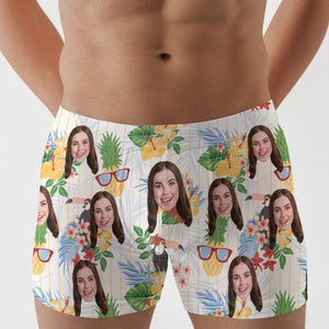 Custom Photo Husband Boxer 05ACDT210623 Gift For Husband - Boxer Briefs - GoDuckee
