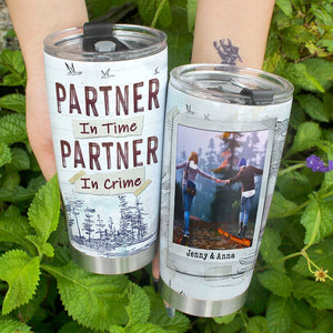 Personalized Gifts For Friends Tumbler Partner In Crime - Tumbler Cup - GoDuckee