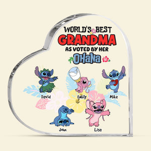 Personalized Gifts For Grandma Plaque 04QHTI120424 Mother's Day - Shaped Plaques - GoDuckee