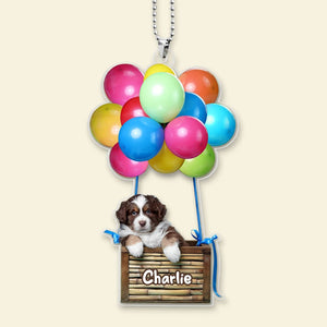 Custom Photo Gifts For Pet Lovers Car Ornament - Ornaments - GoDuckee