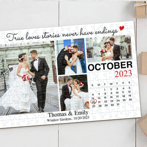 Personalized Gifts For Couples Jigsaw Puzzle The True Love - Jigsaw Puzzles - GoDuckee