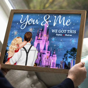 You And Me, Personalized Sweet Couple Canvas Poster 01QHDT040323TM - Poster & Canvas - GoDuckee