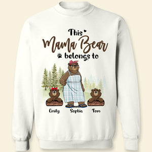 This Mama Bear Belong To, Personalized Shirt, Gift For Mom - Shirts - GoDuckee