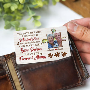 Custom Photo Gifts For Couple Wallet Card 05kati040125 - Wallet Card - GoDuckee