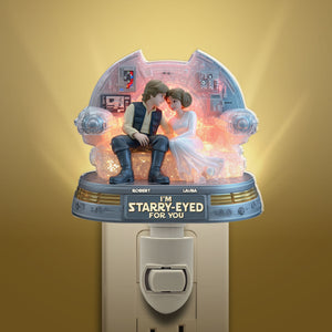 Galaxy Couple Night Light - Personalized Gifts For Couple 03tgti280525 - Night Lights - GoDuckee