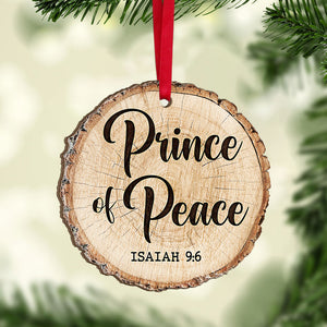 Light Of The World, Personalized Wood Ornament, Christmas Name Of Jesus Ornament, Christmas Gift 03PGTI180723 - Ornament - GoDuckee