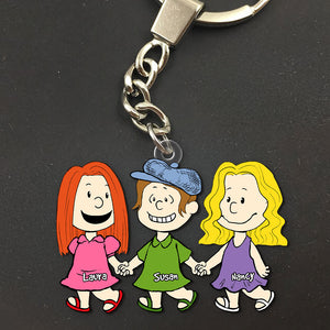 Personalized Gifts For Best Friends Keychain 05acti150125 - Keychains - GoDuckee